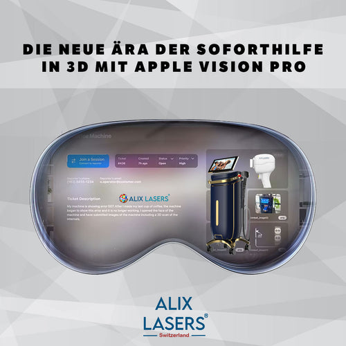 Alix Lasers ® the new era of immediate help in 3D with Apple Vision Pro